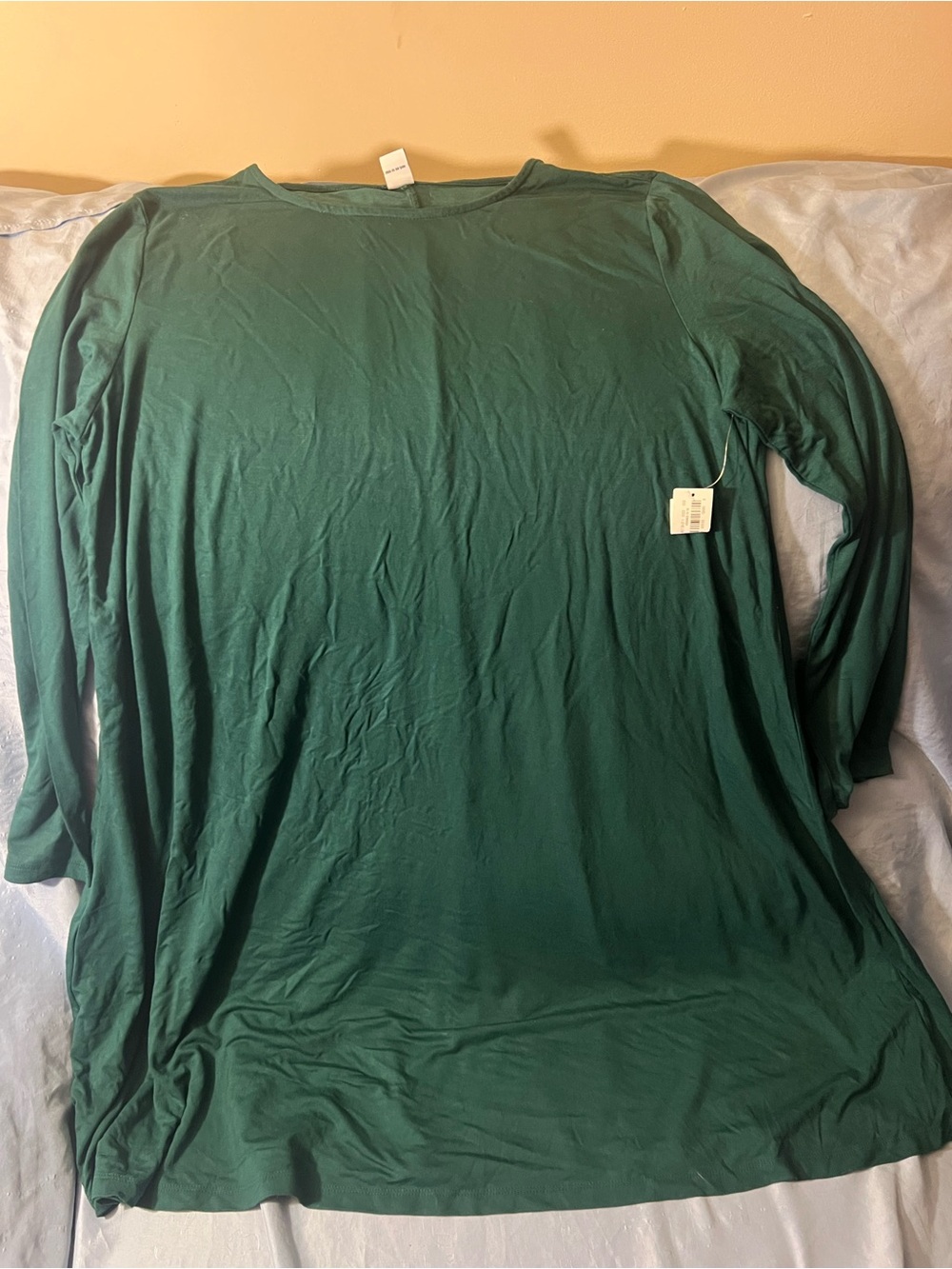 Old Navy Woman’s Long-Sleeve Knit Swing Dress-  Victorian Jade